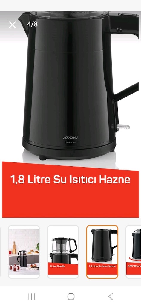 Arzum çaydanlık - 6