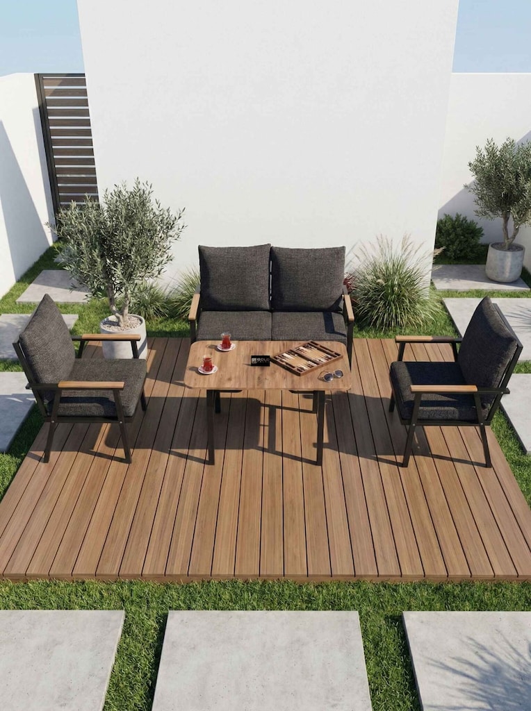 BAHÇE BALKON OTURMA GRUBU 4'LÜ SET - 2