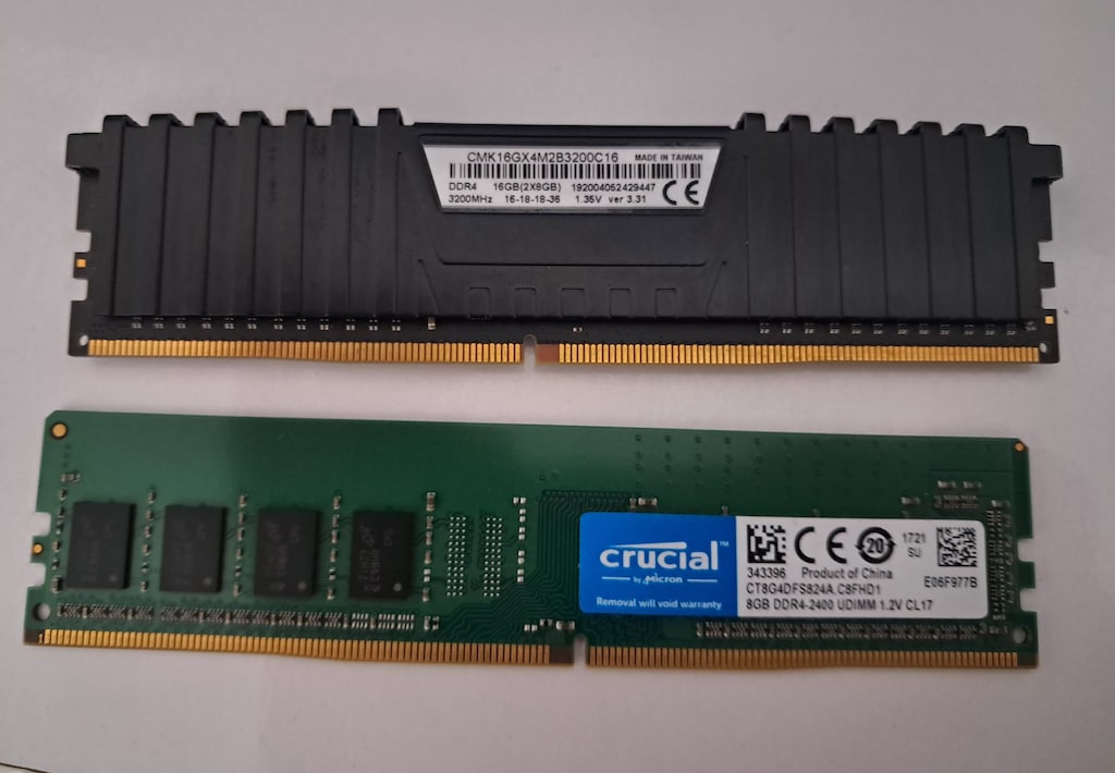 2 Adet DDR4 Ram Bellek Temiz ve Sorunsuz - 2