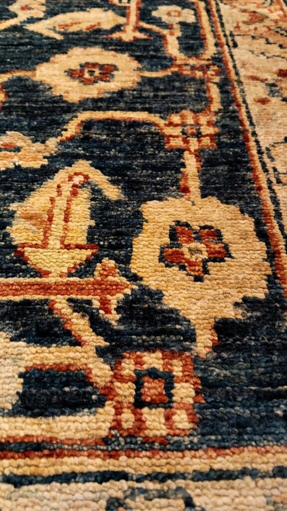 Afgan Antik Şirvan sıfır ürün El dokuma kök boya 242x394..9.5 MT kare - 4