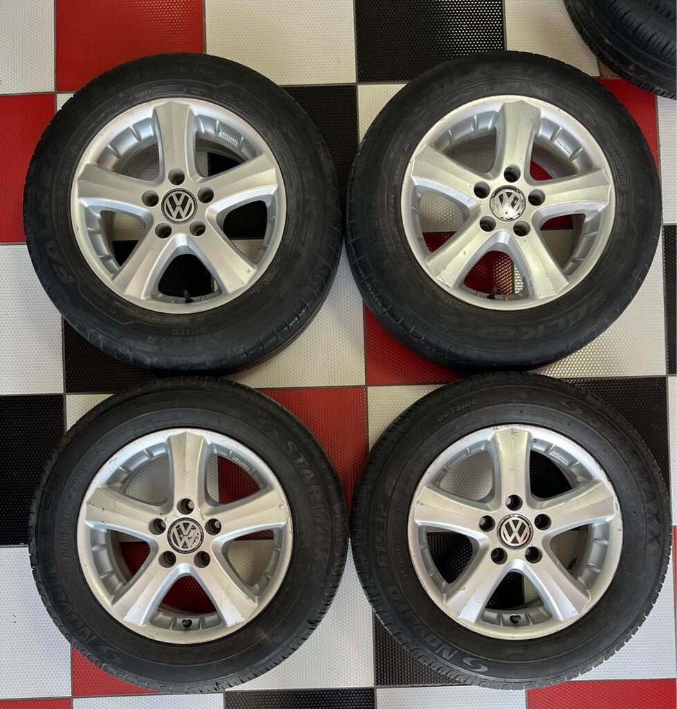 çıkma 15 jant lastik Passat cady Skoda Audi uyumlu kaynaksız tmz 5*112 - 7