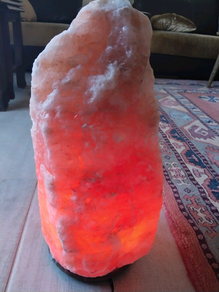 Doğal Himalaya Tuz Lambası Dev Boy - 4