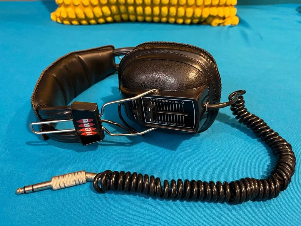 Vintage Siyah Kulaküstü Kulaklık - 6