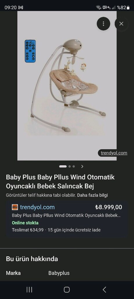 Elektrikli ana kucağı/salıncak baby plus - 6