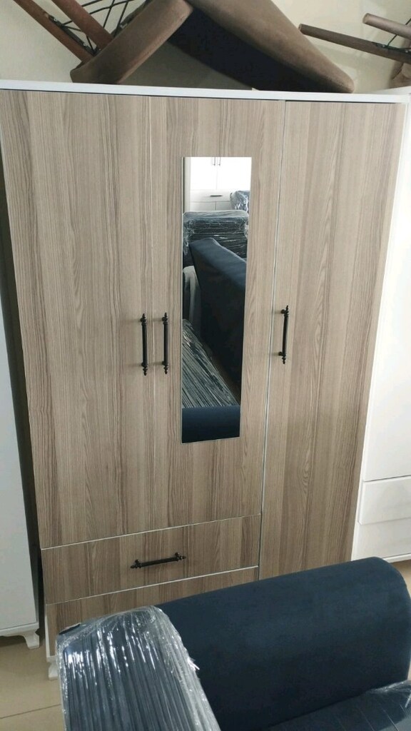 3 KAPILI SIFIR ELBİSE DOLABI MODELLERİ UYGUN FİYATA ŞOK KAMPANYA - 2
