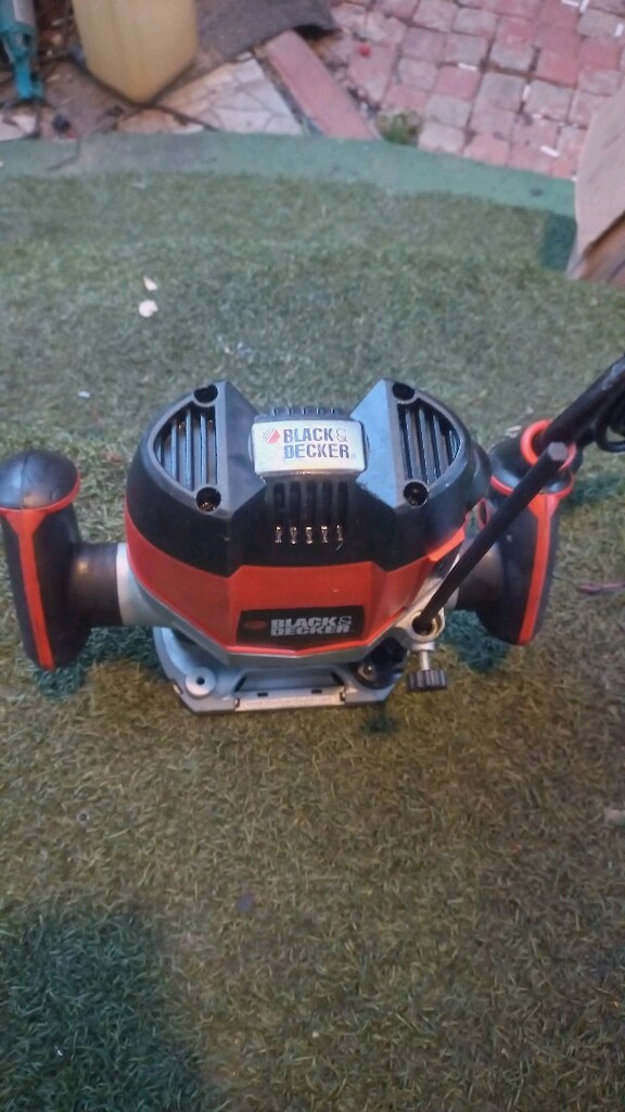 blackdecker çift kol freze - 7