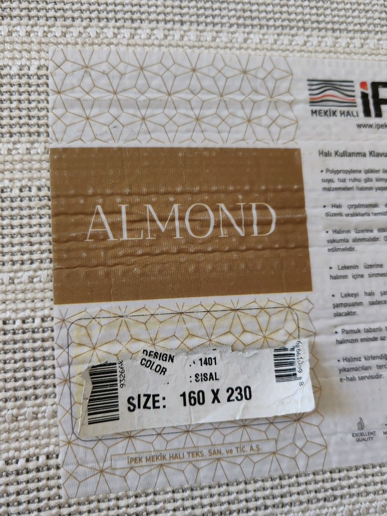 İPEK ALMOND İNCE YATAY ÇİZGİLİ PET DOSTU TÜY TOPLAMAZ PÜSKÜLLÜ BEYAZ - 9
