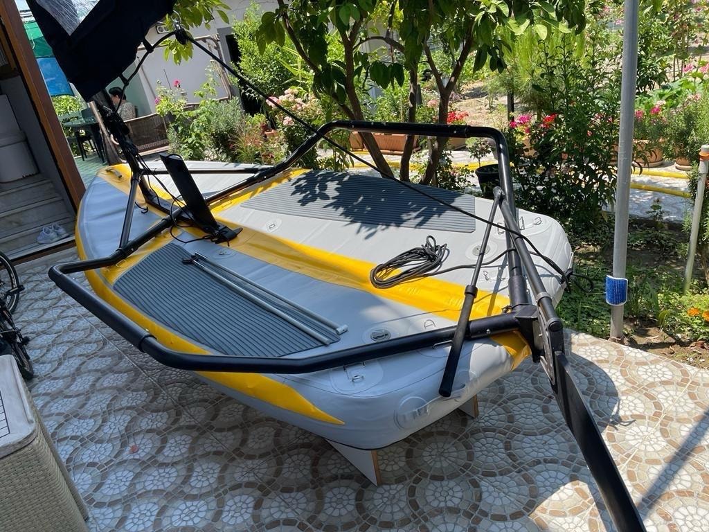 Yelken halatı şişme Tiwal 3.2 7SQM yelken ile - 9