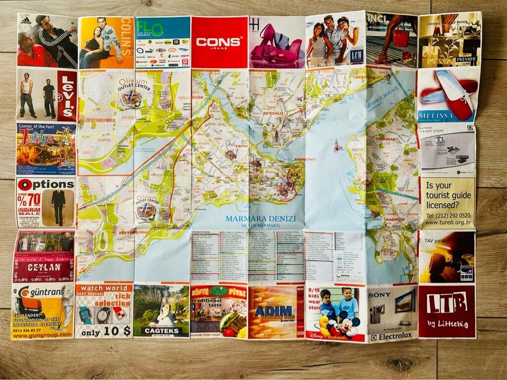 istanbul City Map. - 2