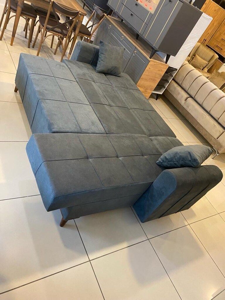 Ekonomik L koltuk köşe takımı yatak olur sandıklı L yön değişir - 2