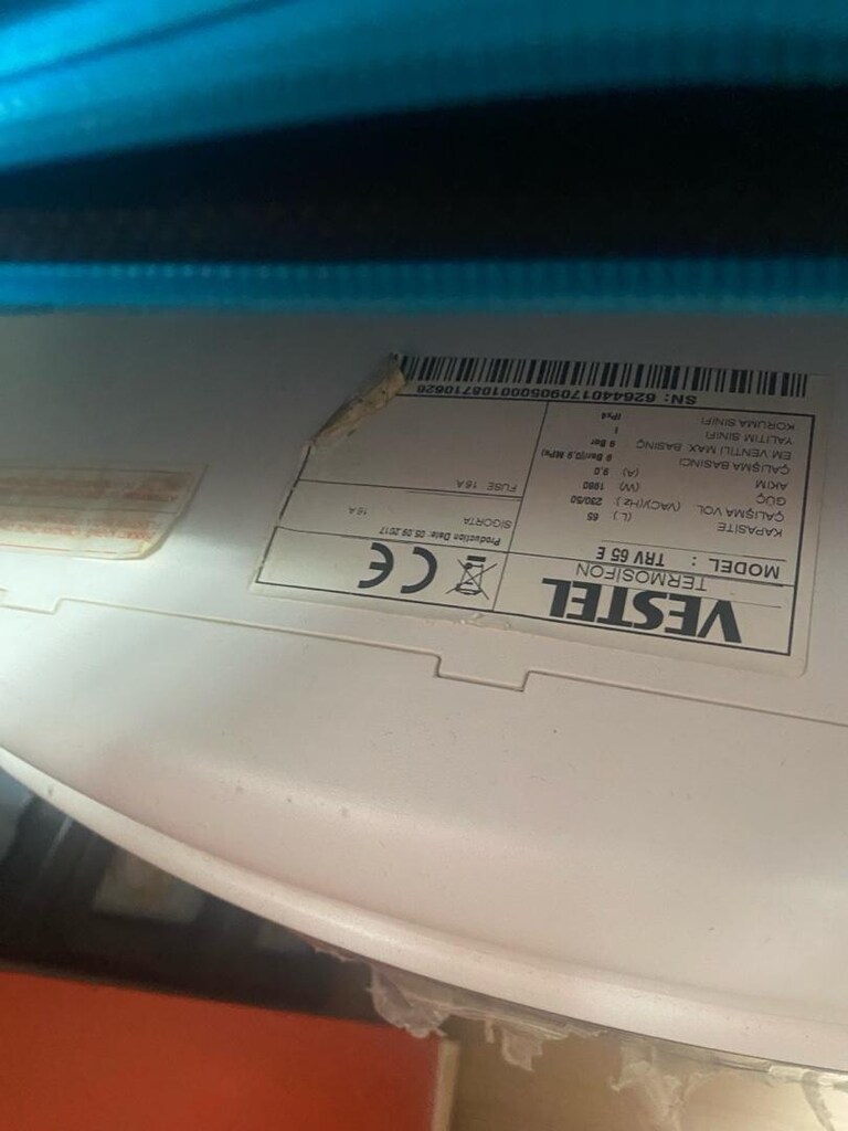 vestel 65 litre termosifon sorunsuz - 2