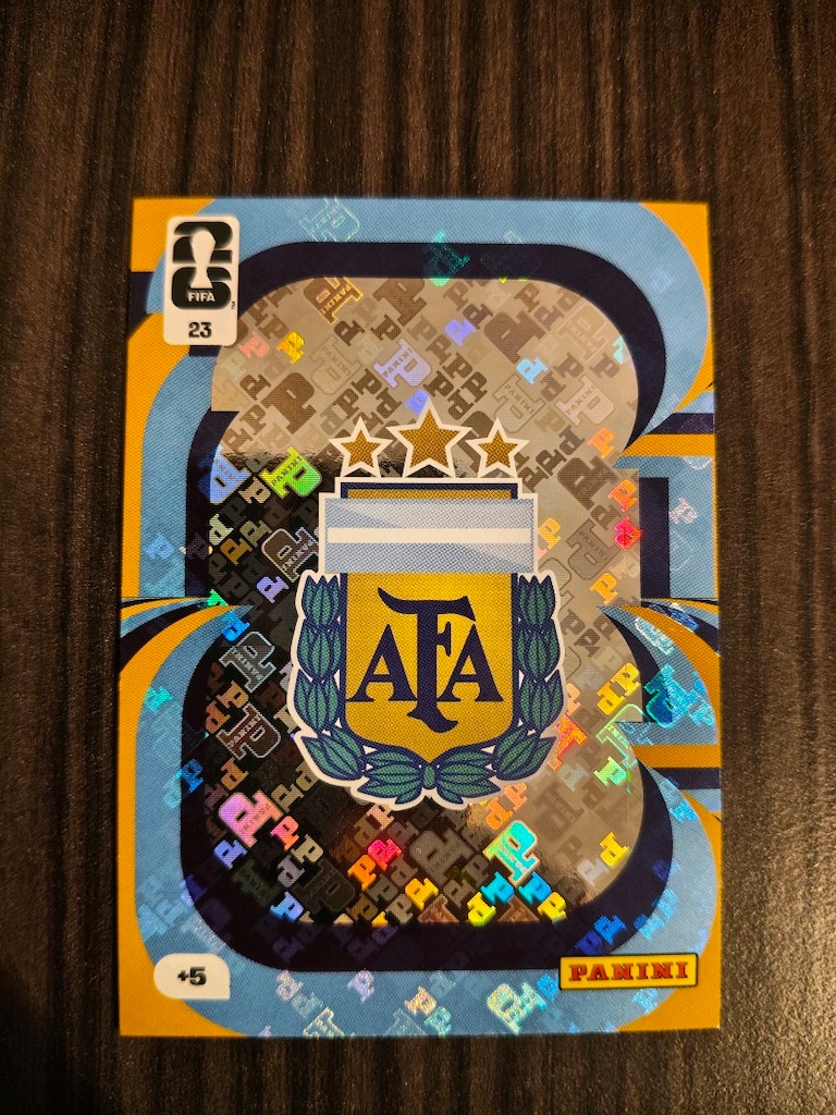Panini FIFA World Cup 2026 Arjantin AFA Team Badge Holo Rare +5 Nadir - 3