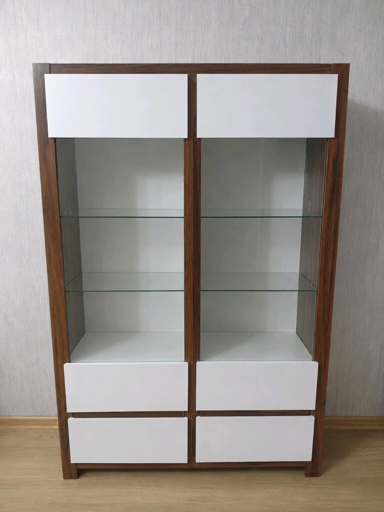 SATILIK SALON TAKIMI – İKİLİ VİTRİN, TEKLİ VİTRİN, KONSOL VE AYNA - 3
