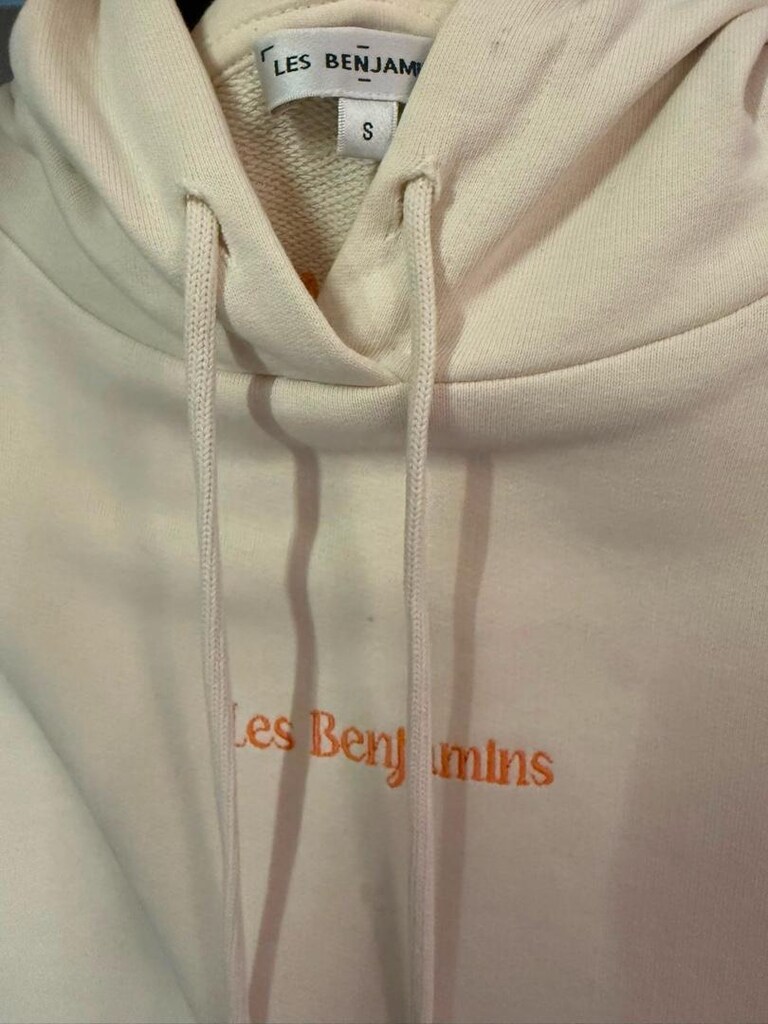 Les Benjamins Ekru Kapüşonlu Sweatshirt - 2