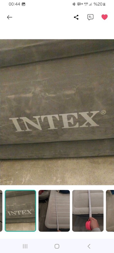 İNTEX ELEKTRİKLİ ŞİŞME YATAK - 6