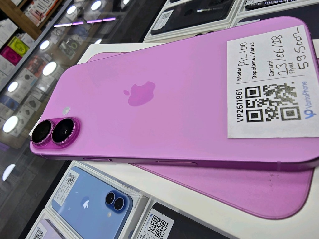 iphone 16 128gb pil 100 23.06.2028 garantili takaslı - 4