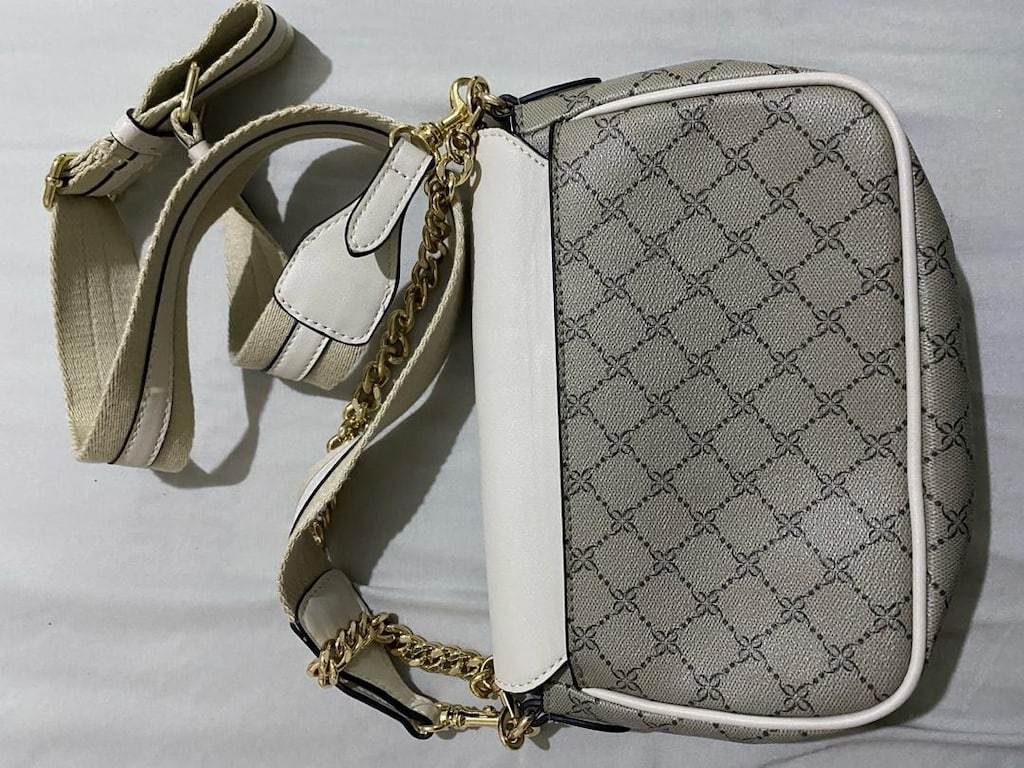 Nine West Zoie Crossbody Flap Bej Çanta - 2
