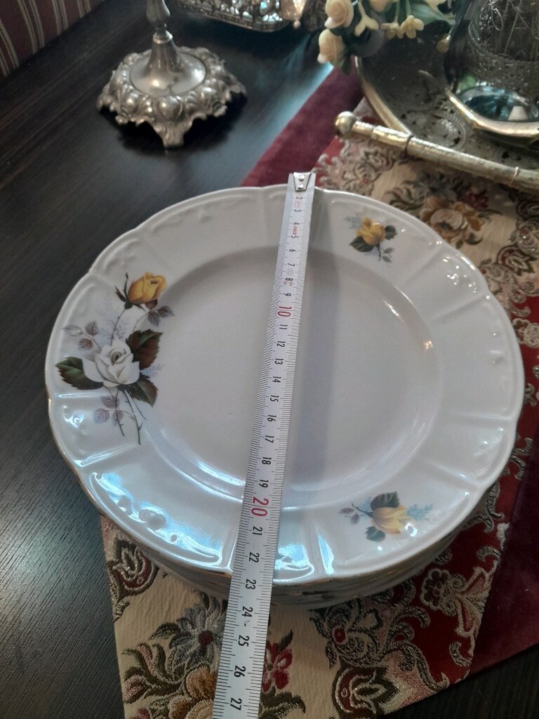 Sümerbank yarımca damgalı servis tabakları - 4