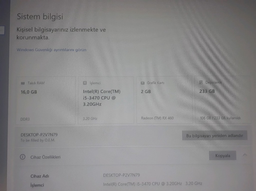Oyun bilgisayarı takım 24inc Gaming monitör ile - 3