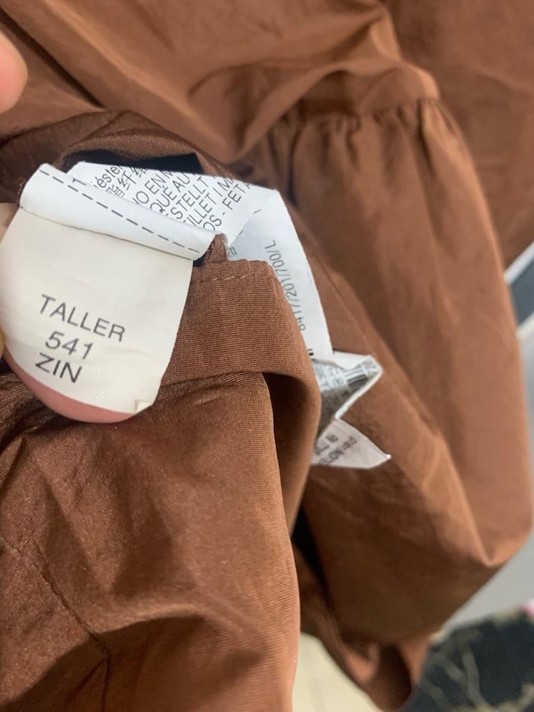 Zara Volanlı L-XL Balon Kol Mini Elbise - 4