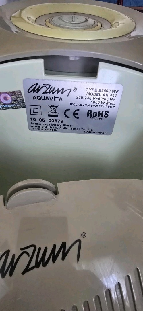Elektrik süpürge su filtreli - 7