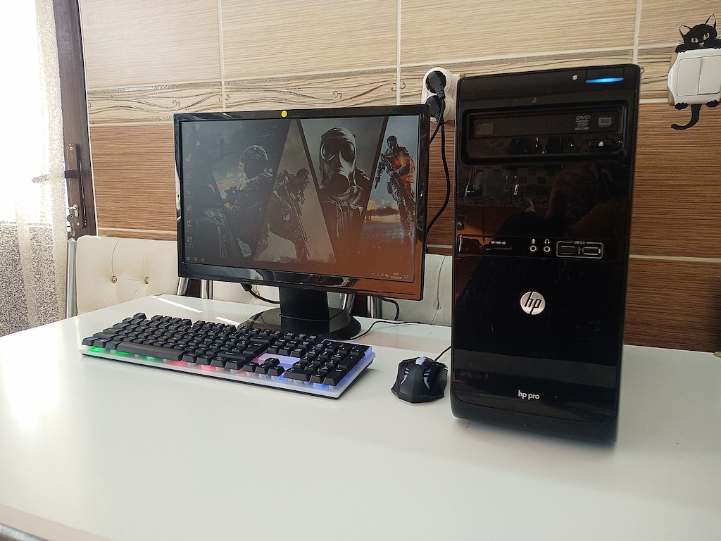 HP PRO i5 - 22inch GenişEkran LED Monitör Bilgisayar Set - 3