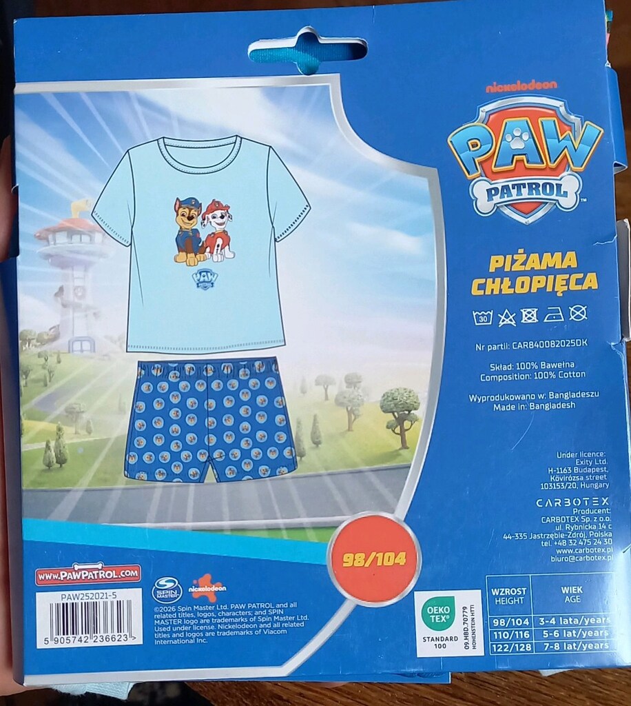 Mavi Paw Patrol Erkek Çocuk pijama takımı - 2