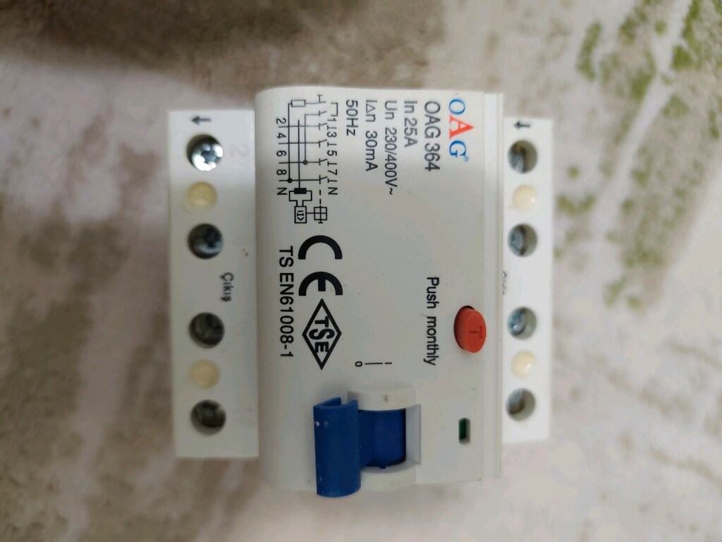Kaçak Akım Rölesi 4x25A 30 mA -XOREN/CHİNT/AOG - 2
