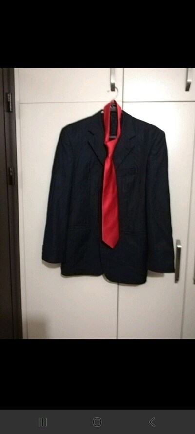 50/6 beden ceket ve kravat