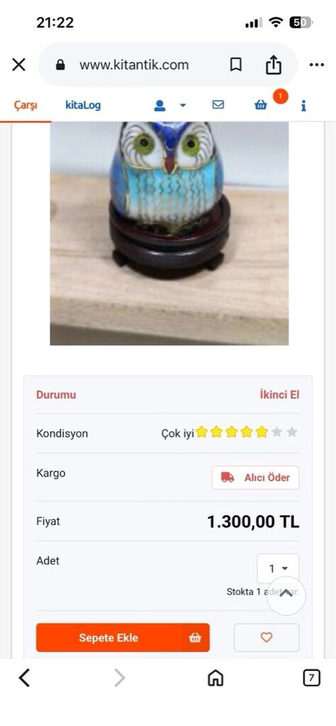 cloisonne baykuş - 4