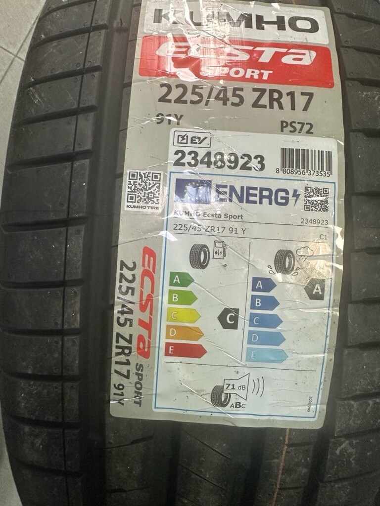 225/45/17 kumho 2026 yazlık - 2