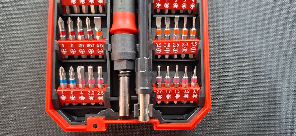 Powerfix Profi Mini Alet Seti 40 Parça – Hassas Tornavida Seti - 5