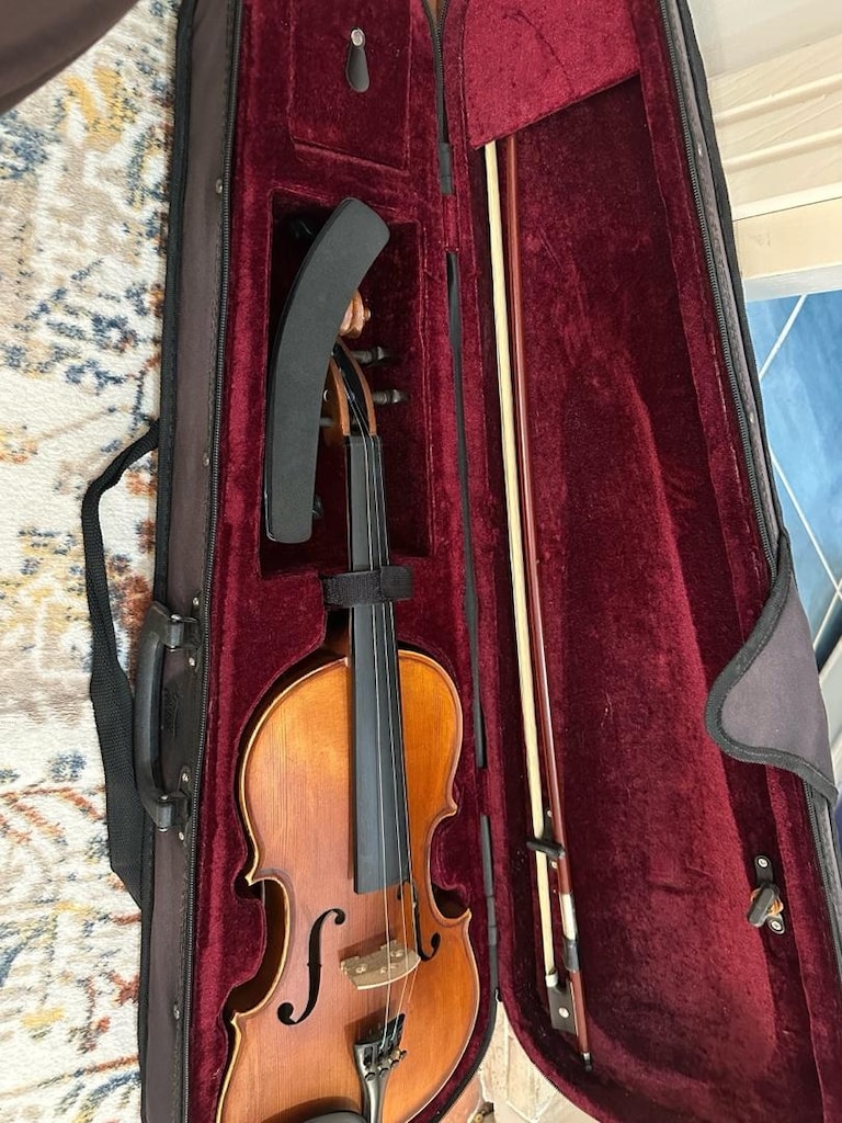 klasik ahşap keman - 4