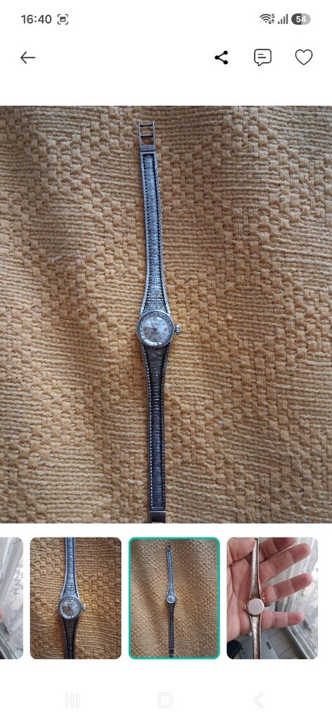 Hislon 18 ayar altın saat - 3