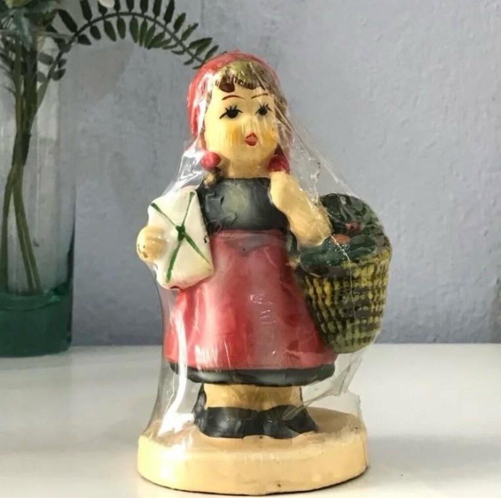 Antika Alman El Boyama & El Yapımı Koleksiyonluk Biblo Mum ~ SIFIR - 7