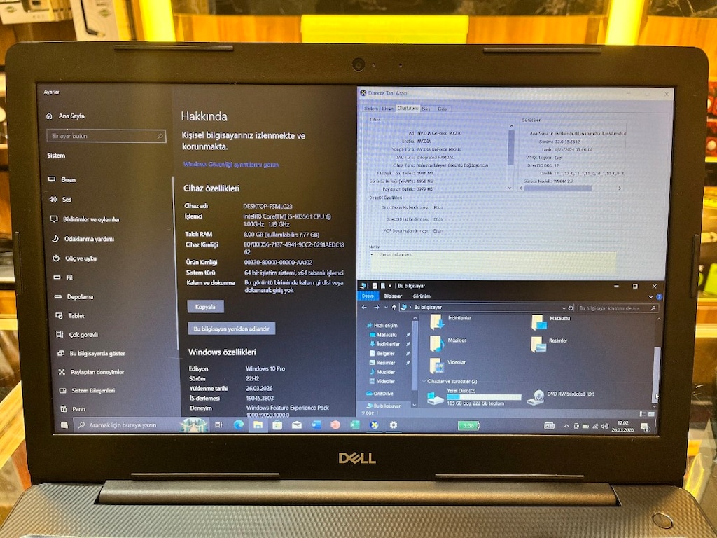 DELL İ5 10.NESİL HARİCİ EKRAN KARTLI LAPTOP - 7