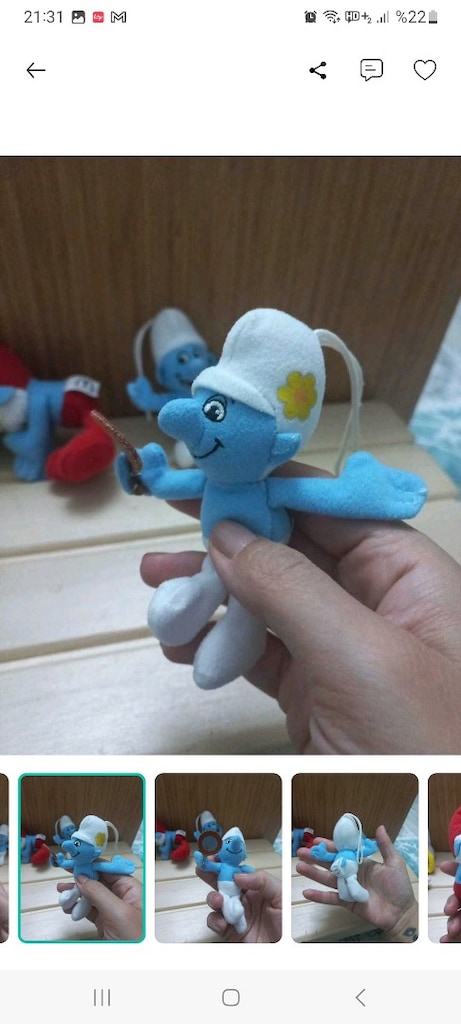 Şirinler Peluş - 5