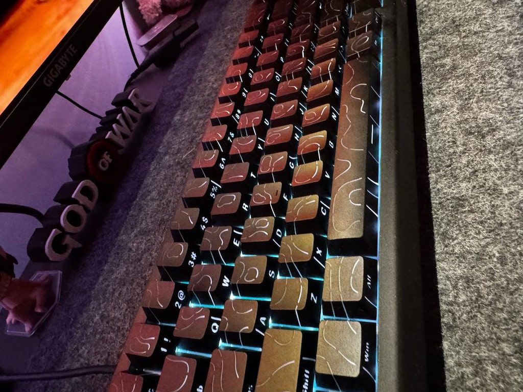 attack shark x68he manyetik klavye gaming - 3