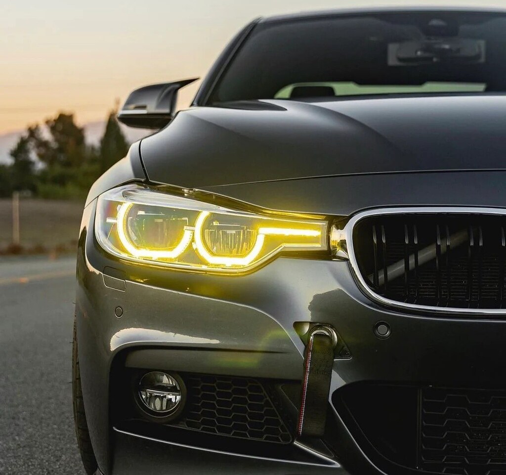 Bmw F30 halojen far uyumlu lci dizayn led far - 2