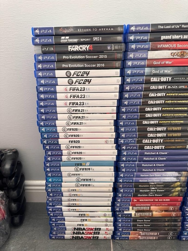 PS4 OYUN CDLERİ 105 Adet PS4 PS5 UYUMLU TEMİZ ORİJİNAL - 2