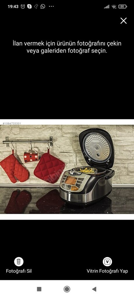 REDMOND RMC-M4502 MULTICOOKER-34 PROGRAM- EKMEK/PİLAV/BUHARLI PISIRME