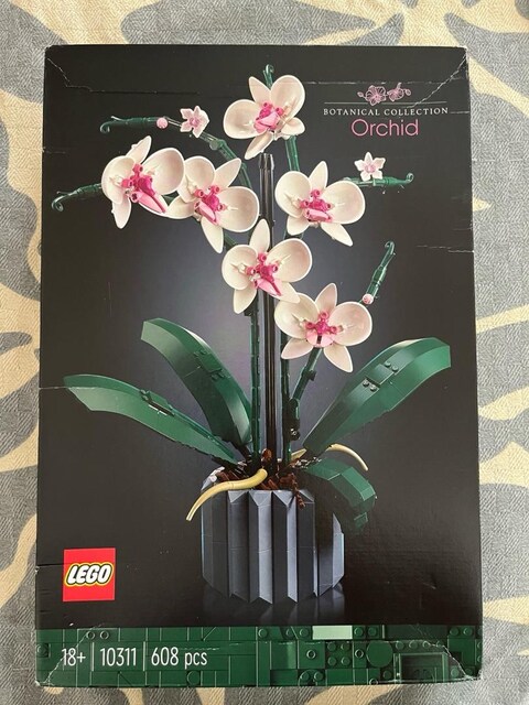 Lego-Orkide Bitkisi Yapım Seti