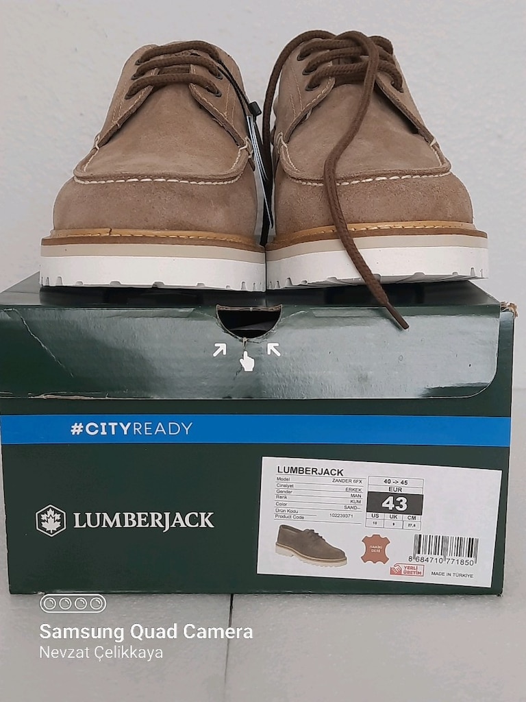 LUMBERJACK 43 NUMARA HAKİKİ DERİ (LÜTFEN AÇIKLAMAYI OKUYUNUZ) - 10
