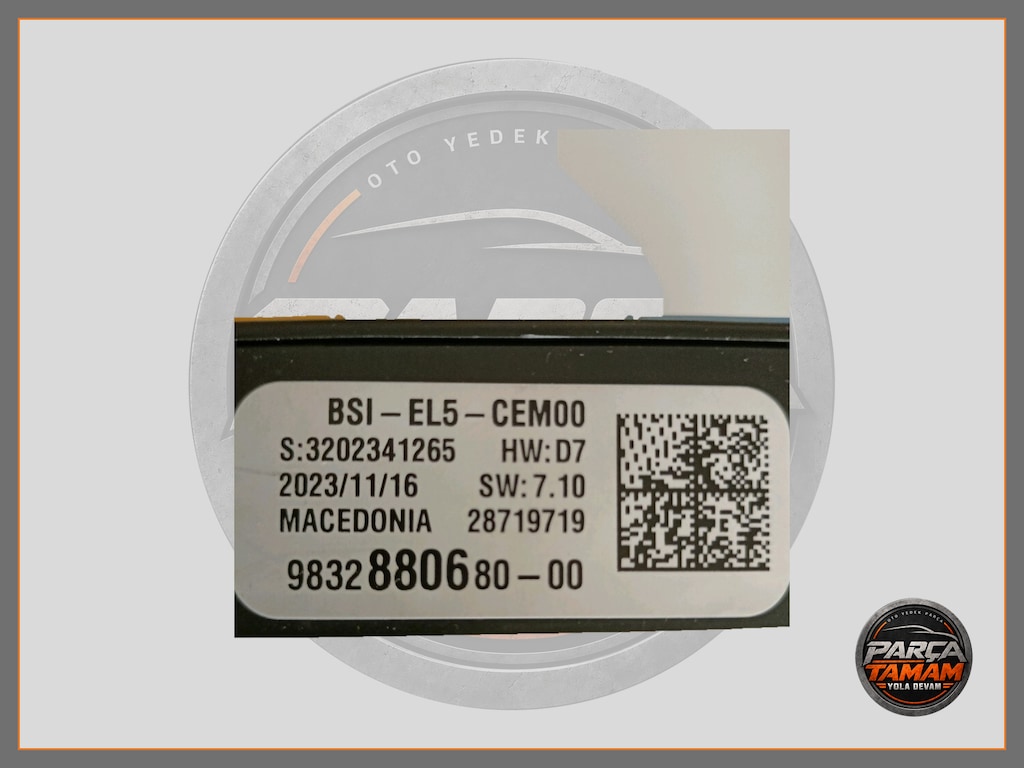 PEUGEOT CİTROEN FİAT BCM BEYNİ ORJİNAL 9832880680 - 4