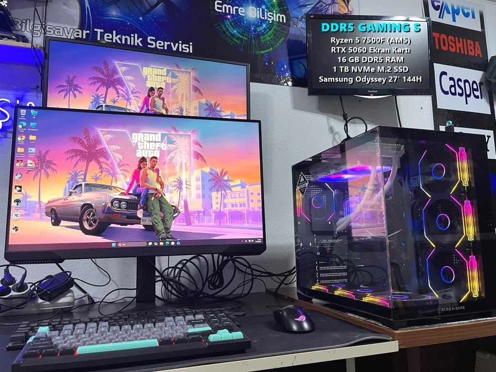 RYZEN GARANTİLİ MASAÜSTÜ BİLGİSAYAR OYUN OKUL OFİS GAMİNG RGB KASALAR