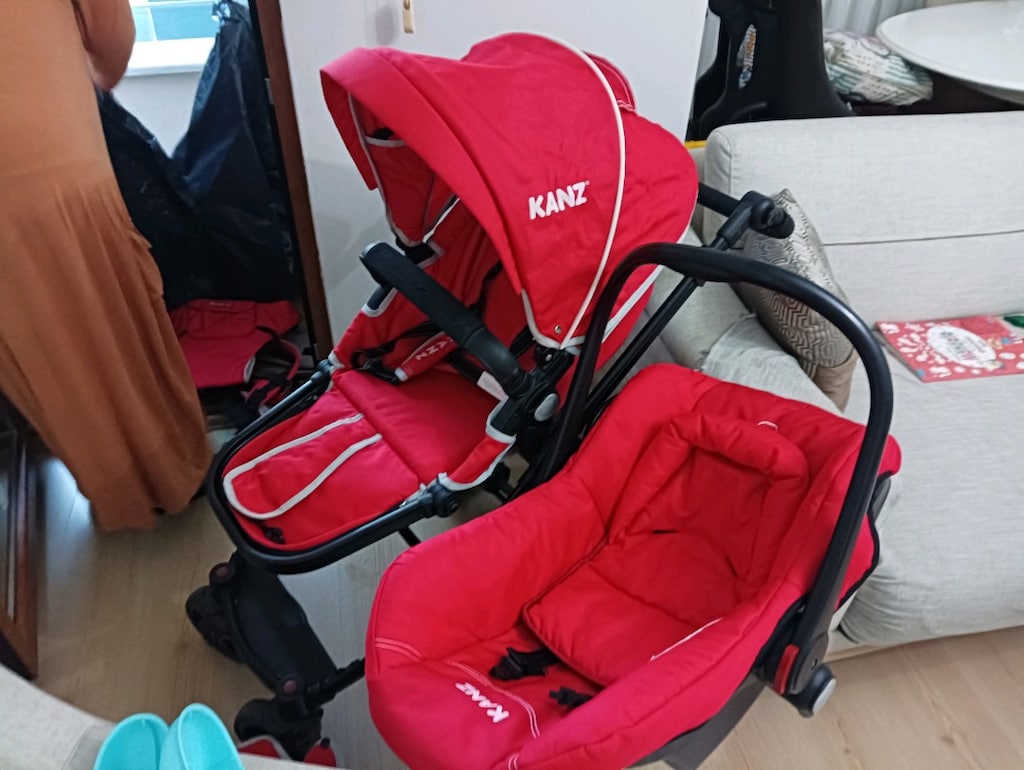 kanz marka bebek arabası çok temiz kullanılmış pusetiyle beraber - 4