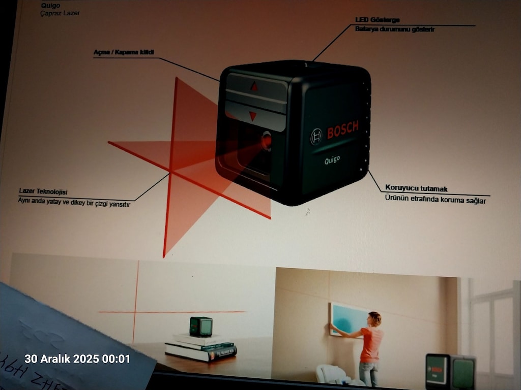 BOSCH QUİGO LAZER HİZALAMA - 10