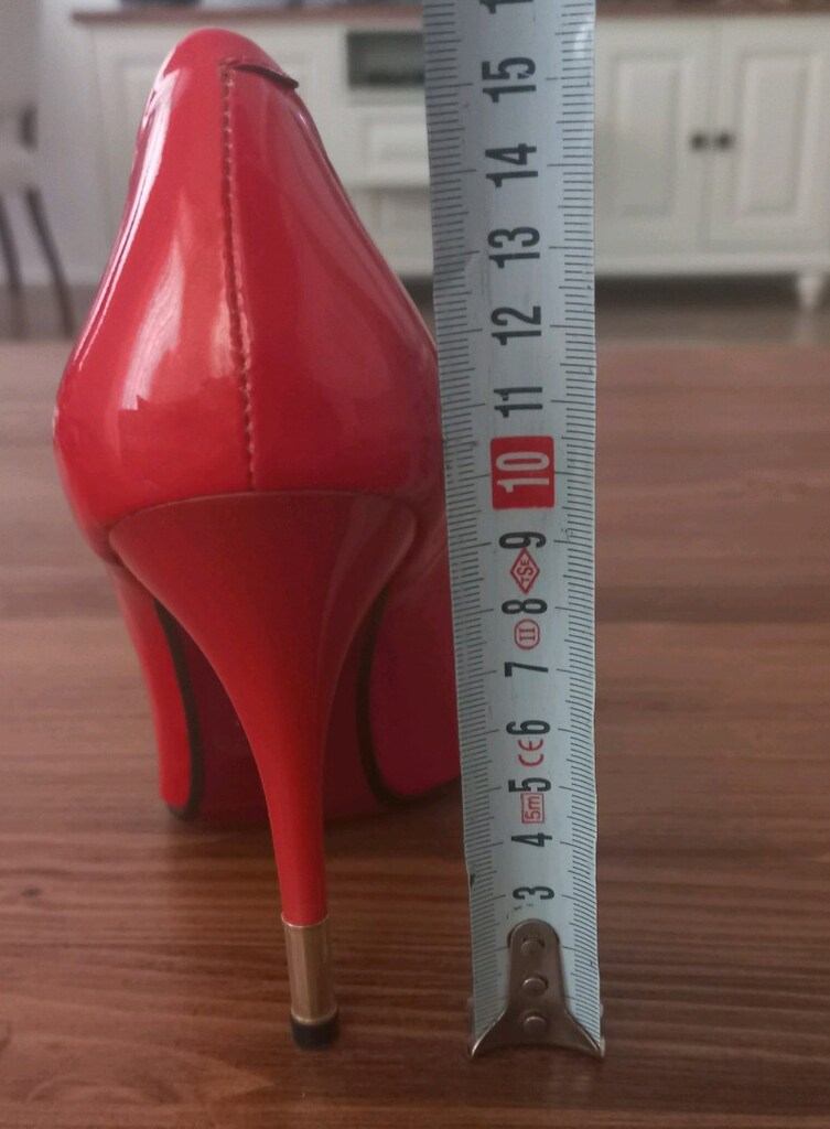 Kırmızı Rugan Stiletto Ayakkabı - 9