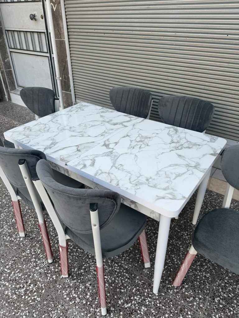 LÜX AÇILIR MASA 6 ADET SANDALYE TAKIMI - 3