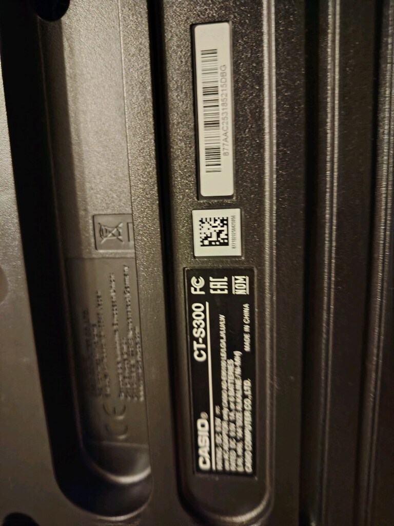Casino casiotone CT - S300 - 6